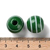 Printed Wood European Beads WOOD-Z002-07G-3