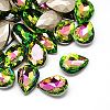 Glass Pointed Back Rhinestone Cabochons RGLA-A008-18x25mm-M-2