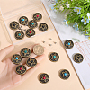 Gorgecraft 16 Sets 4 Colors Alloy Buttons FIND-GF0006-23-3