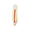 Medical Treatment Theme Baking Paint Black Golden Zinc Alloy Brooches JEWB-M037-03D-G-1