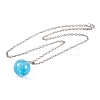 Resin Pendant Necklaces NJEW-L181-01P-01-2