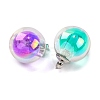 AB Color Resin Round Pendants RESI-U002-02-2