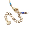 304 Stainless Steel Enamel Link Chains Bracelets for Women BJEW-JB10326-4