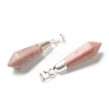 Natural Rhodochrosite Pointed Pendants G-P445-E02-2