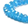 Imitation Jade Glass Beads Stands EGLA-A035-J6mm-B07-4