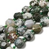 Natural Tree Agate Beads Strands G-NH0015-D04-01-1