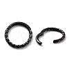 Twisted Ring Hoop Earrings for Girl Women STAS-K233-02B-EB-2