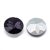 Pointed Back Glass Rhinestone Cabochons RGLA-T029-10mm-17-2