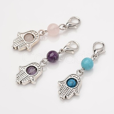 Tibetan Style Alloy Pendants X-HJEW-JM00191-1