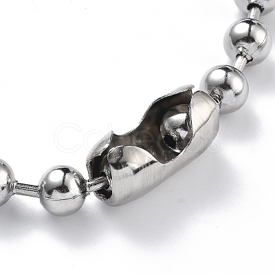 304 Stainless Steel Ball Chain Necklaces CHS-F009-01H-45cm-P-1