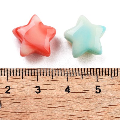 Opaque Acrylic Beads OACR-S136-08A-1