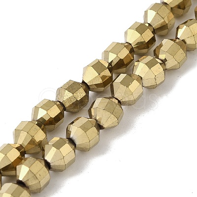 Electroplated Synthetic Non-magnetic Hematite Beads Strands G-I364-L01-01-1