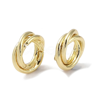 Brass Linking Rings KK-B087-03G-1