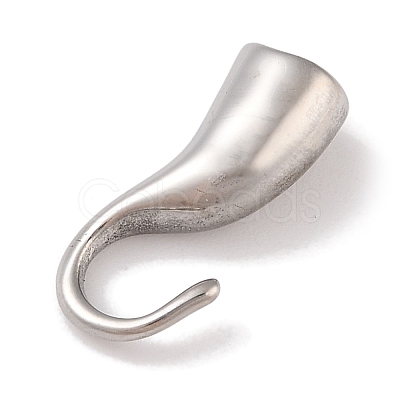 Non-Tarnish 304 Stainless Steel Hook Clasps STAS-C109-23P-02-1