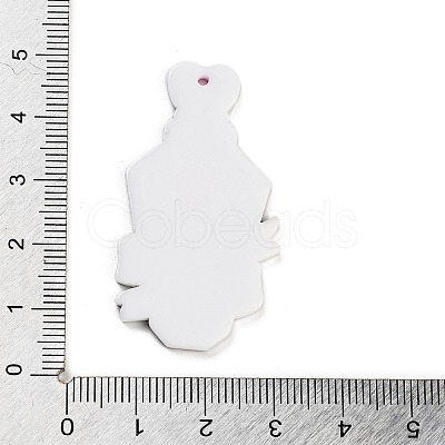 Acrylic Pendants OACR-B024-02C-1