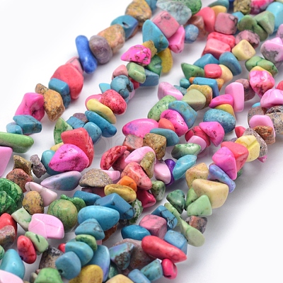 Synthetic Turquoise Beads Strands X-G-P332-24C-1