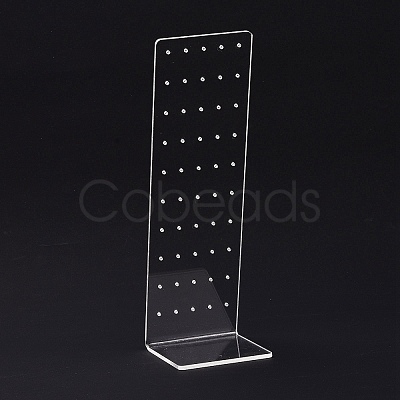 Transparent Acrylic Earrings Display Stands EDIS-G014-02-1