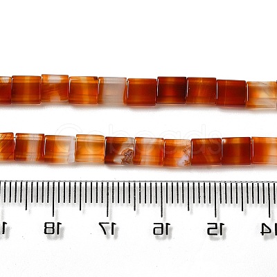 Natural Red Agate Beads Strands G-F762-A15-01-1