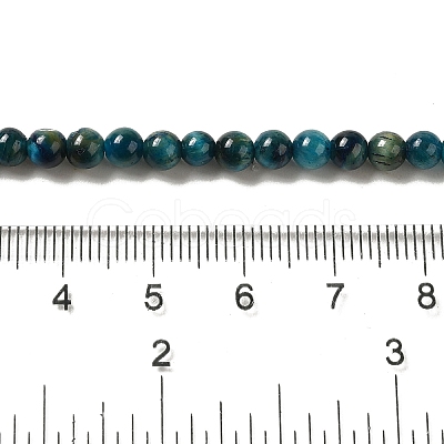 Dyed Natural Tiger Eye Beads Strands G-G102-A02-01-1