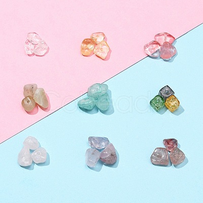 117G 9 Style Natural & Synthetic Gemstone Chips Beads Sets G-FS0002-27-1