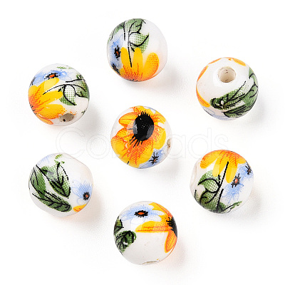 Handmade Porcelain Beads PORC-E021-01B-1