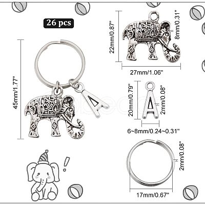 Nbeads Elephant Stitch Markers KEYC-NB0001-37-1