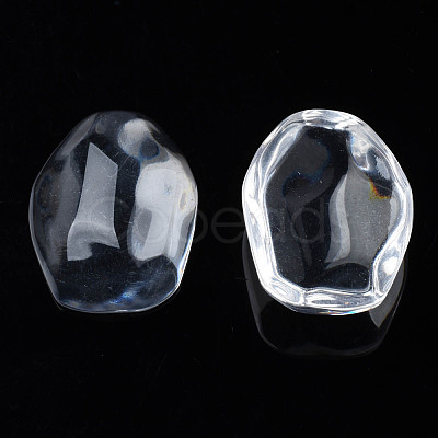 Transparent Resin Cabochons CRES-N031-008A-A01-1