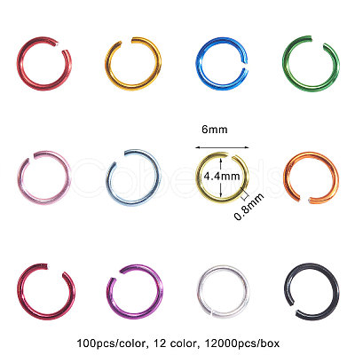 Aluminum Jump Rings ALUM-CJ0001-02-1