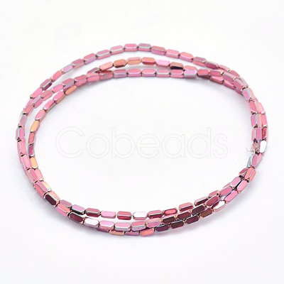 Electroplate Non-magnetic Synthetic Hematite Beads Strands G-L489-B02-1