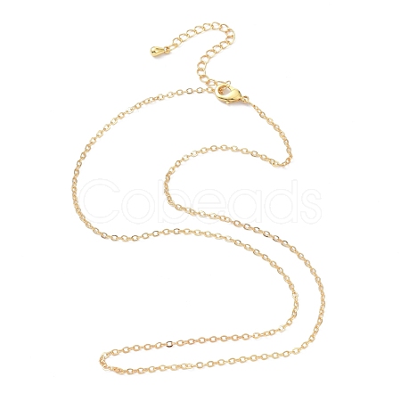 Brass Chain Necklacess KK-P205-01G-1