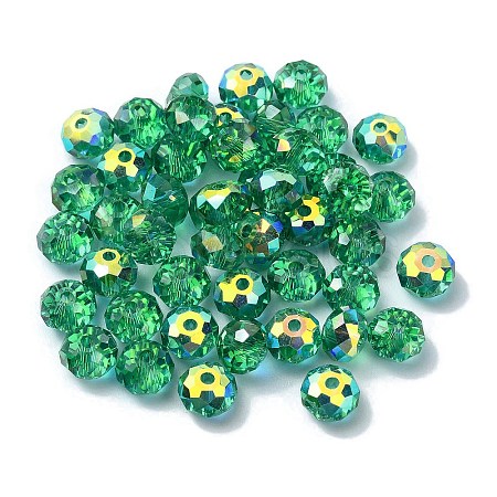 AB Color Plated Glass Beads EGLA-P059-03A-AB07-1