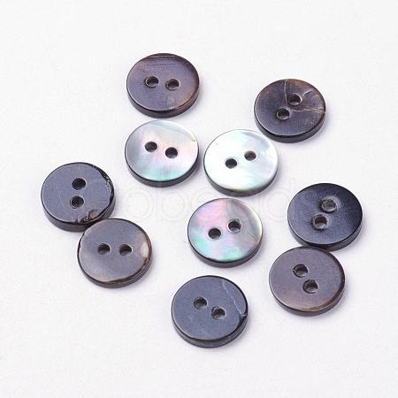 2-Hole Shell Buttons BUTT-L019-02B-1