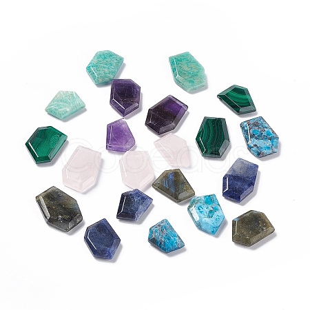 Natural Mixed Gemstone Pendants G-C002-01-1