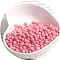 Macaron Baking Paint Glass Seed Beads, Fringe Teardrop Beads, Pearl Pink, 5mm