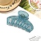 PC Claw Hair Clips, for Women Girls, Aqua, 110x70x55mm