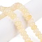 Natural Topaz Jade Beads Strands, Rondelle, 10x5.5mm, Hole: 1mm, about 34pcs/strand, 7.68''(19.5cm)