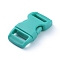 Plastic Adjustable Quick Side Release Buckles, for Luggage Straps Backpack Repairing, Rectangle, Dark Cyan, 29x15mm, Hole: 10mm