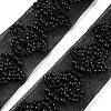 Polyester Flower Lace Trims OCOR-A007-05-1