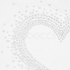 Gorgecraft 2 Sheets 2 Style  Glitter Hotfix Rhinestone DIY-GF0006-60-4