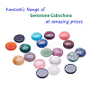 18 Kinds Natural & Synthetic Gemstone Cabochons G-PH0034-24-4
