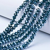 Electroplate Glass Beads Strands X-EGLA-A034-P6mm-A14-1