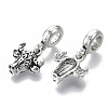 Tibetan Style Alloy European Dangle Charms MPDL-N039-013-2