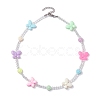 Acrylic Beaded Kids Necklaces NJEW-JN04707-01-4