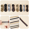 Flat PU Leather Braided Cord OCOR-WH0086-87A-04-5