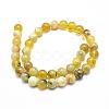 Natural Yellow Opal Round Bead Strands G-M296-02-6mm-5
