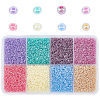  120g 5 Style 12/0 Imitation Jade Glass Seed Beads SEED-NB0001-87-1