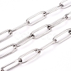 304 Stainless Steel Paperclip Chains CHS-L022-02B-2