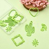 10Pcs 5 Styles Spray Painted Alloy Pendants FIND-YW0003-12-5