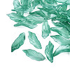 Transparent Spray Painted Glass Pendants X-GLAA-N035-017-F04-1