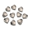 304 Stainless Steel Heart Charms STAS-M004-02-1